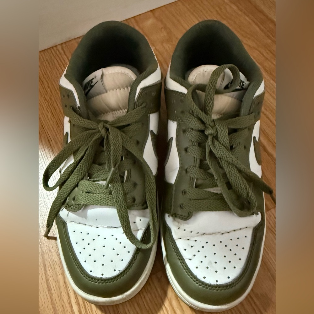 Size 7 - W Nike Dunk Low Pale Ivory Cargo Khaki